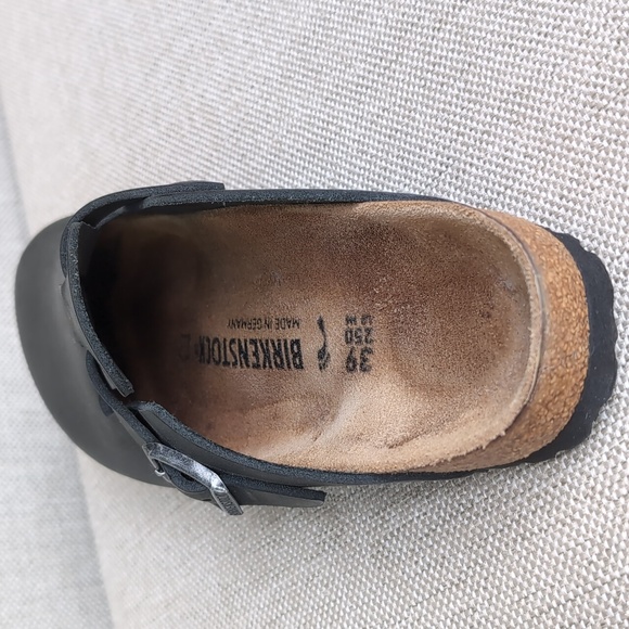 Birkenstock Boston Oil Leather Clogs - Picture 10 of 16